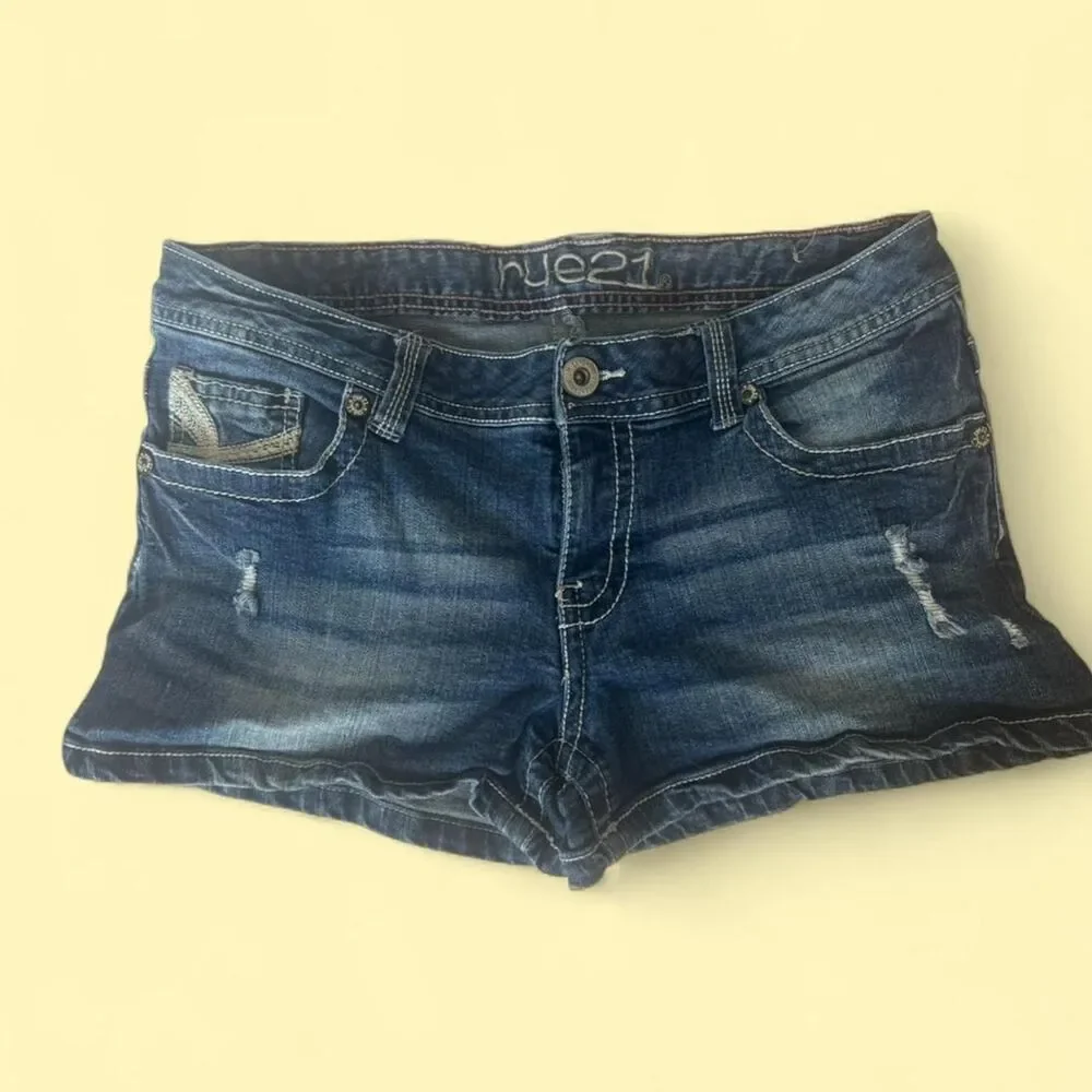 Rue-21 Women's Blue and Navy Shorts